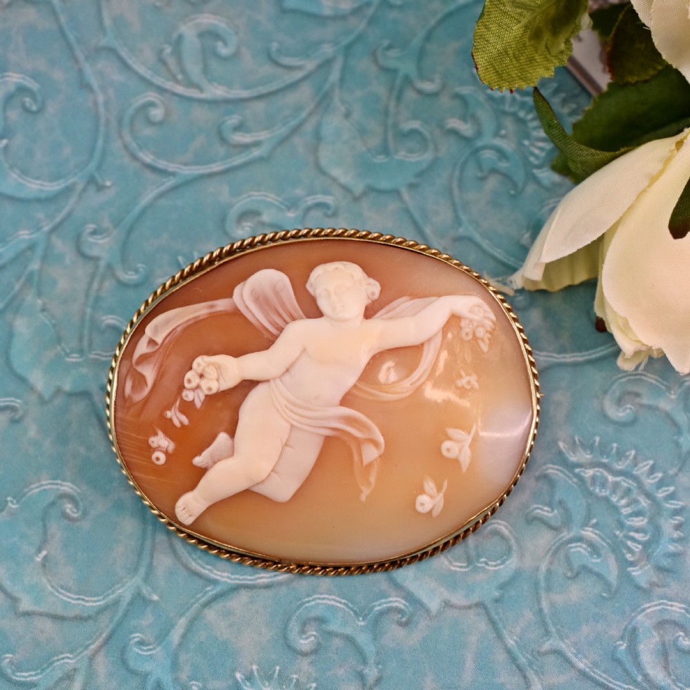 Rare Unusual Victorian Cameo 