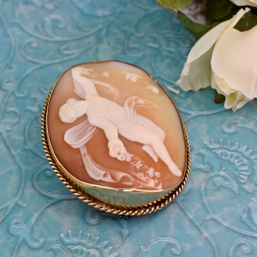 Rare Unusual Victorian Cameo 