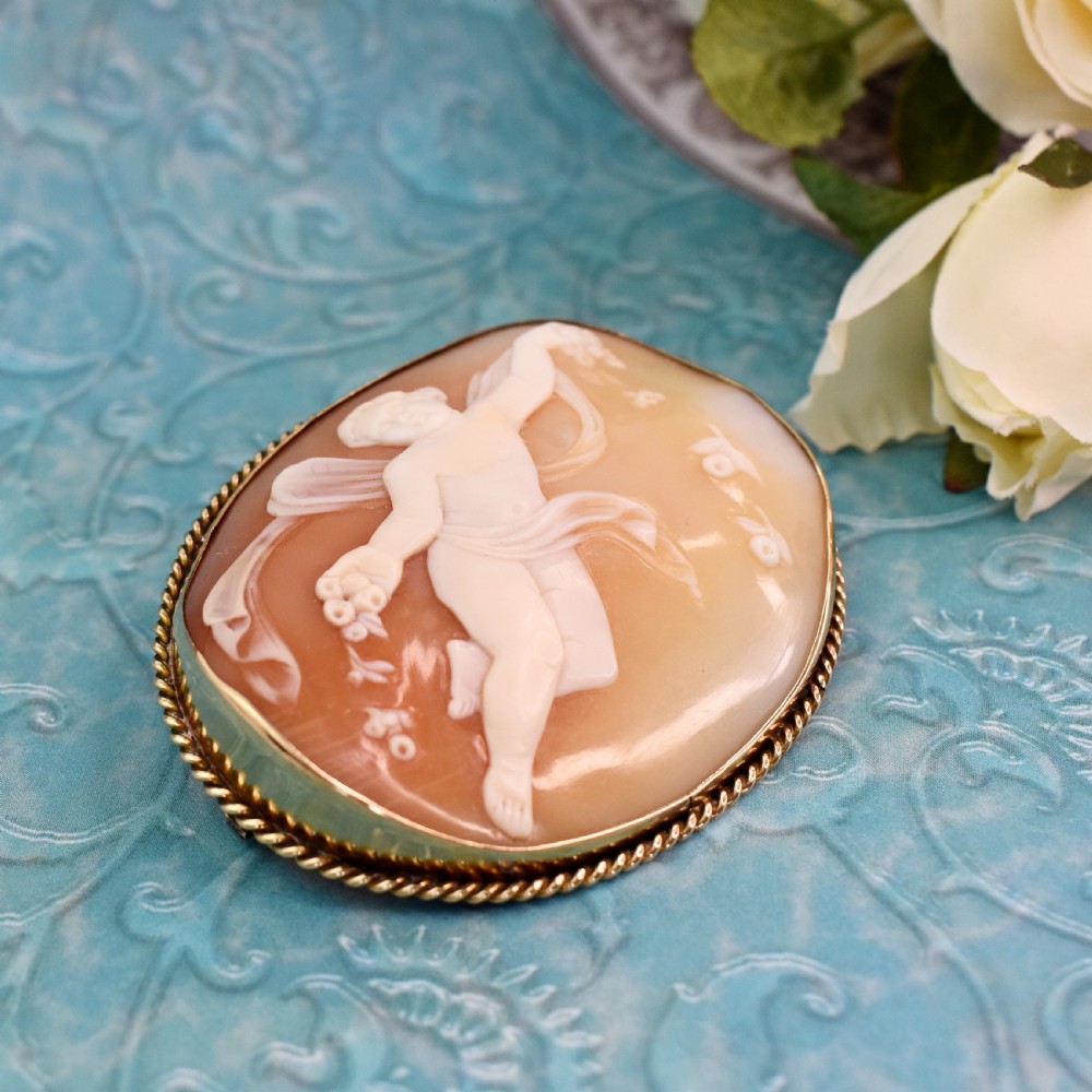 Rare Unusual Victorian Cameo 