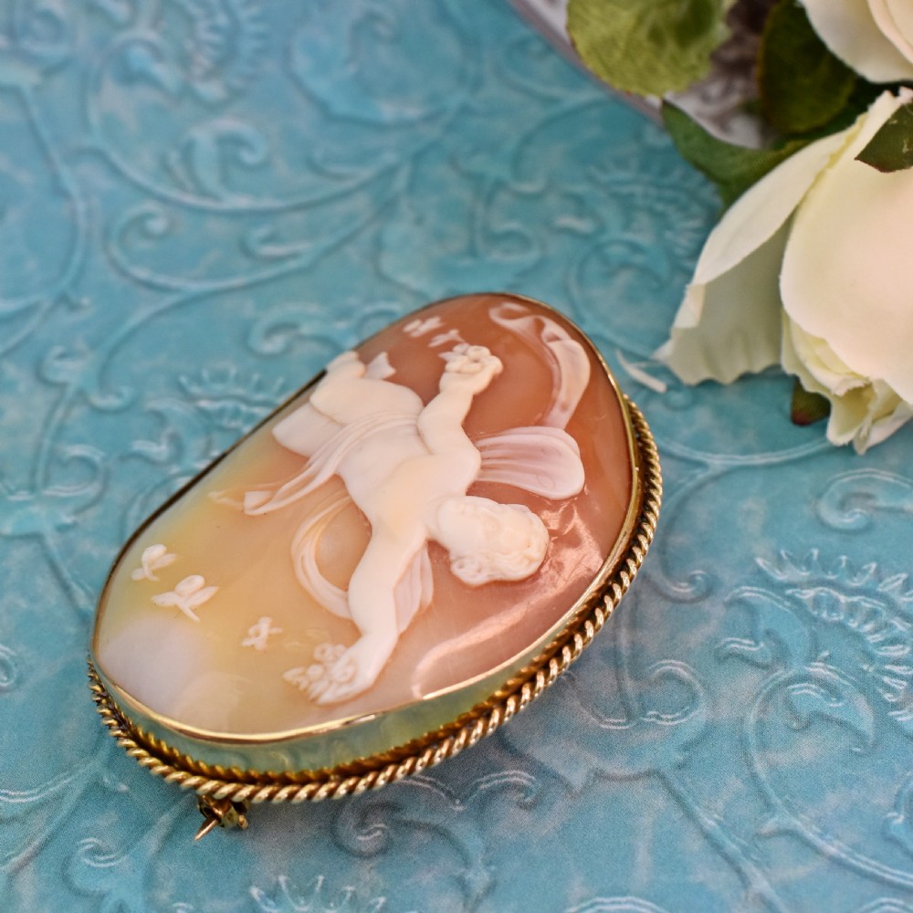 Rare Unusual Victorian Cameo 