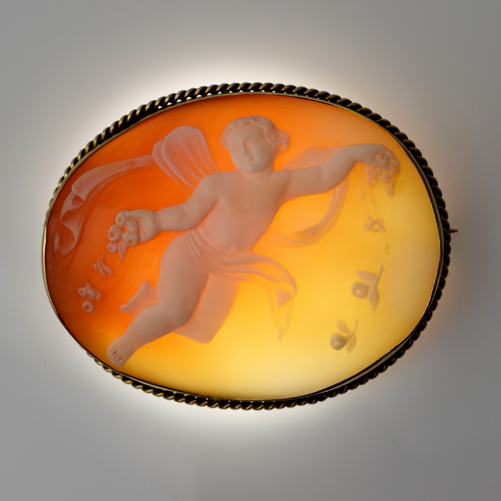 Rare Unusual Victorian Cameo 
