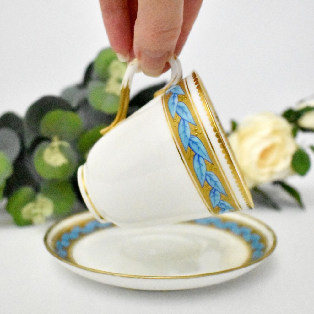 Fine Royal Worcester Demitasse Coffee Cup, c 1875-76 View II