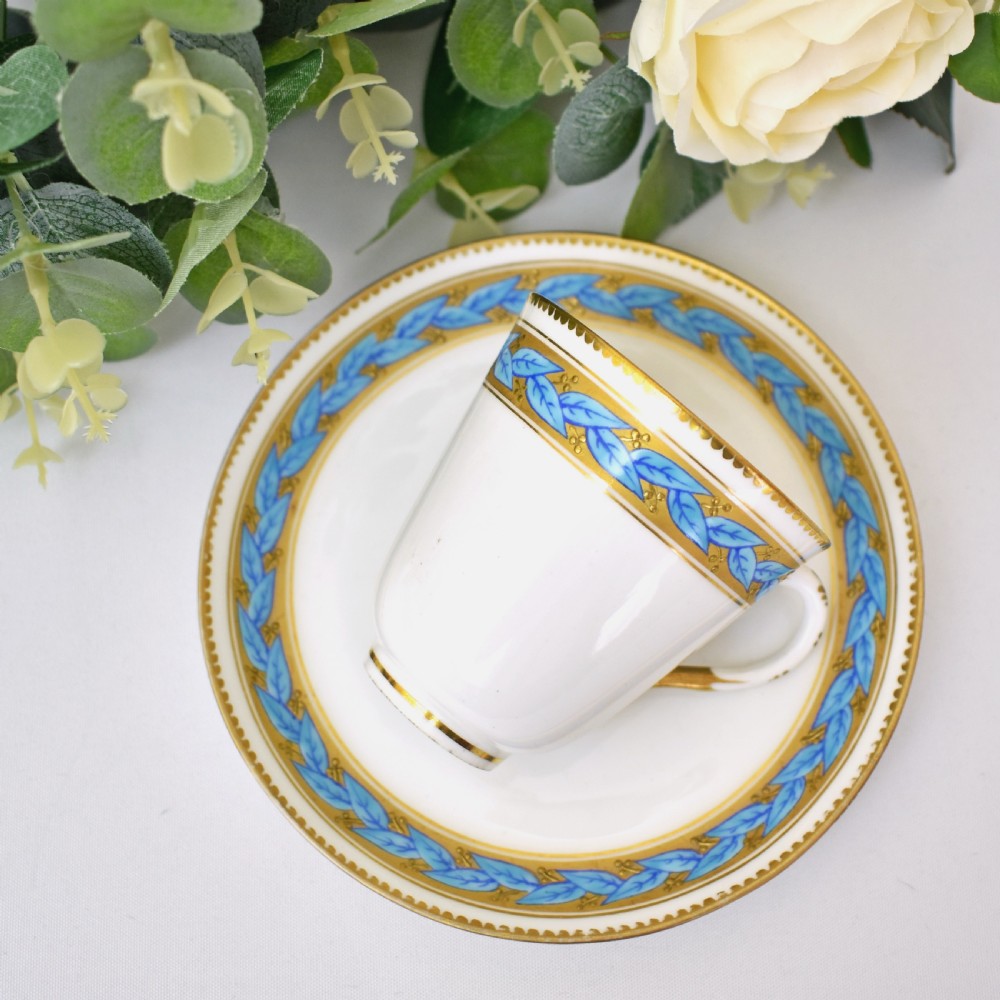 Fine Royal Worcester Demitasse Coffee Cup, c 1875-76 View III