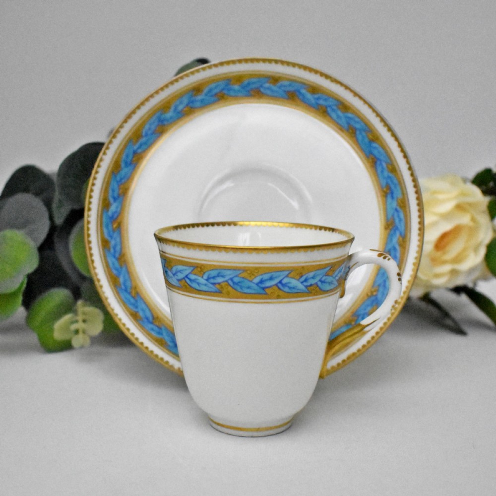 Fine Royal Worcester Demitasse Coffee Cup, c 1875-76 View VIII