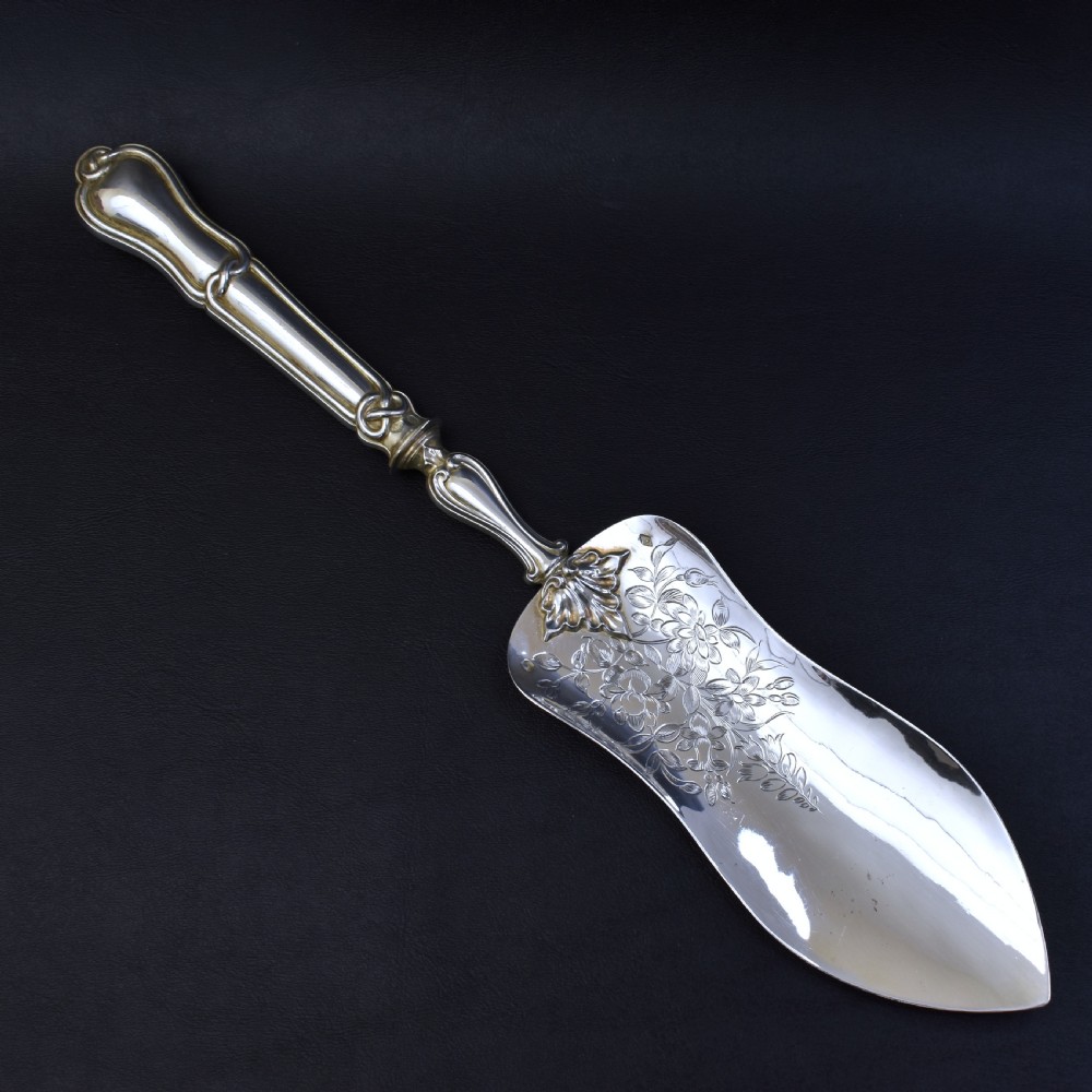 Elegant Mid-19th Century French 950 Silver Pastry Server – Philippe Berthier