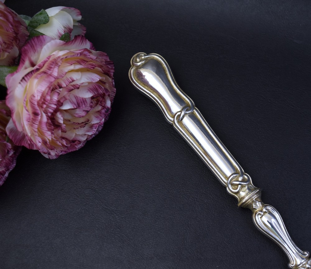 Elegant Mid-19th Century French 950 Silver Pastry Server – Philippe Berthier View VI
