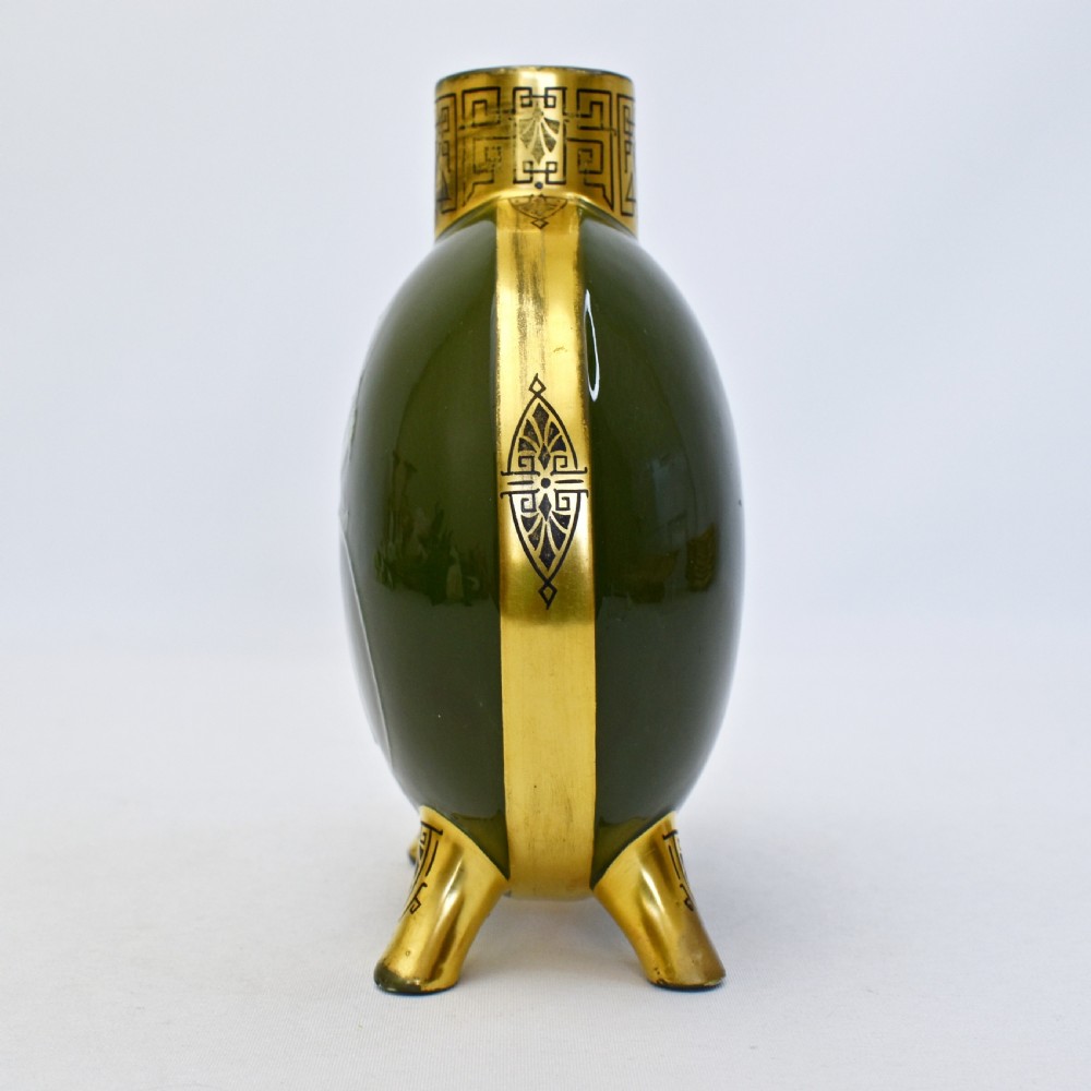 Antique Moore Brothers Pâte-sur-Pâte Vase – Henry Saunders, c.1880 View III
