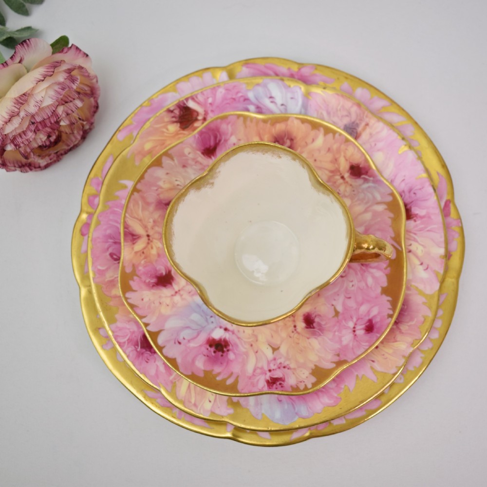 A Rare Hammersley Hand-Painted Chrysanthemum Breakfast Set, c.1887–1912 View III