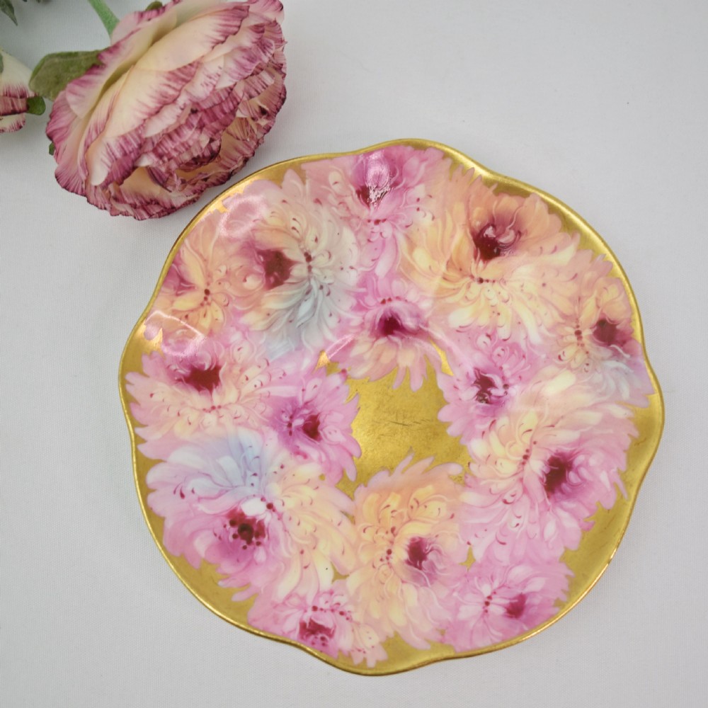 A Rare Hammersley Hand-Painted Chrysanthemum Breakfast Set, c.1887–1912 View V