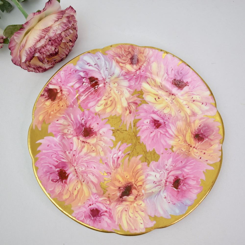 A Rare Hammersley Hand-Painted Chrysanthemum Breakfast Set, c.1887–1912 View VI