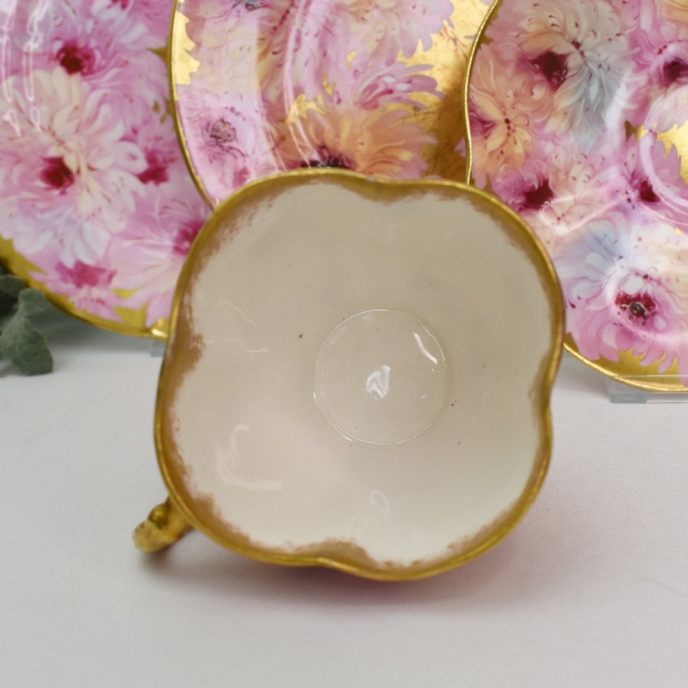 A Rare Hammersley Hand-Painted Chrysanthemum Breakfast Set, c.1887–1912 View X