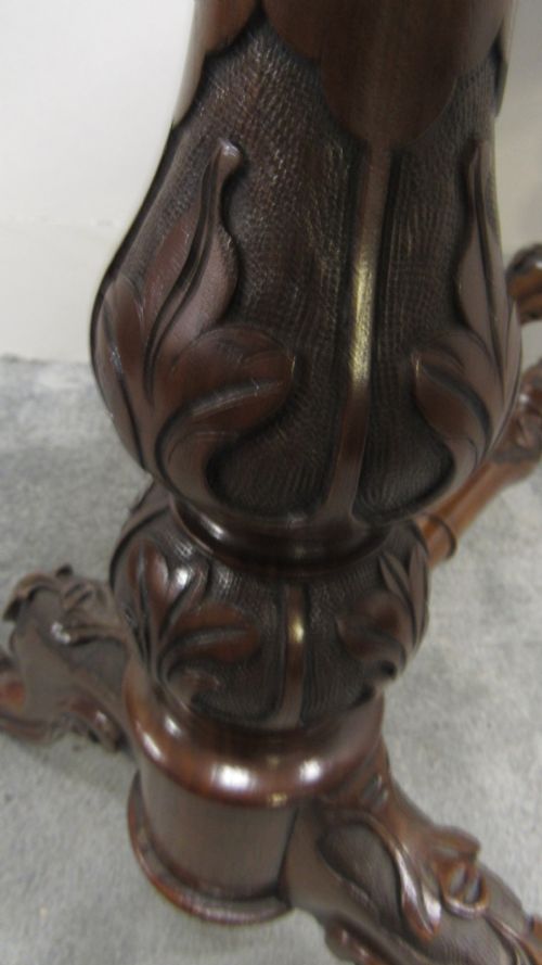 WALNUT VICTORIAN CARD TABLE - ADDITIONAL PHOTO 10