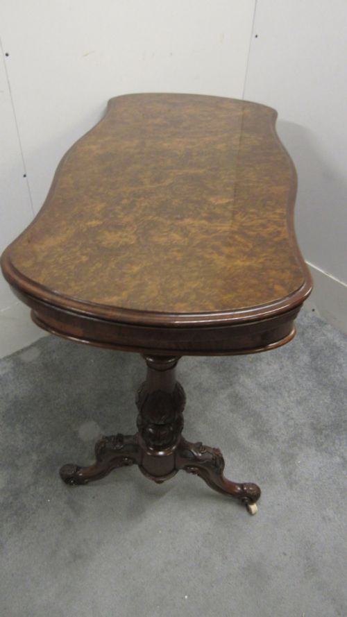 WALNUT VICTORIAN CARD TABLE - ADDITIONAL PHOTO 11