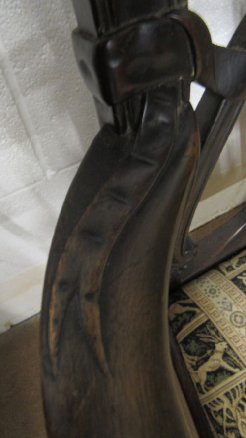 CHIPPENDALE DESK CHAIR - ADDITIONAL PHOTO 3
