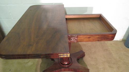 PAIR OF MAHOGANY LATE GEORGIAN CARD TABLES - ADDITIONAL PHOTO 7