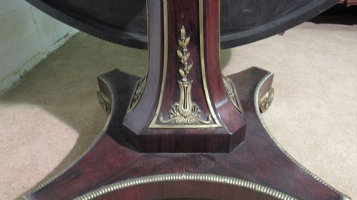 FANTASTIC ROSEWOOD LOO TABLE AFTER GEORGE SMITH - ADDITIONAL PHOTO 9