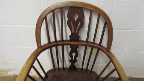 19THC FRUITWOOD AND ELM WINDSOR CHAIR - ADDITIONAL PHOTO 2
