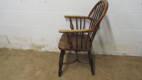 19THC FRUITWOOD AND ELM WINDSOR CHAIR - ADDITIONAL PHOTO 3
