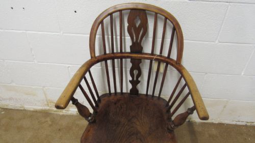 19THC FRUITWOOD AND ELM WINDSOR CHAIR - ADDITIONAL PHOTO 6