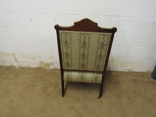 PAIR UPHOLSTERED ARM CHAIRS - ADDITIONAL PHOTO 3