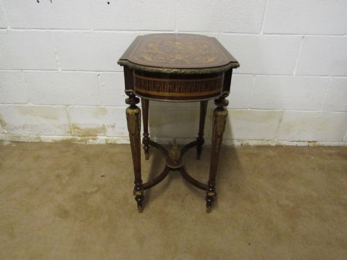 SUPERB MARQUETRY LADIES JEWELRY AND VANITY TABLE - ADDITIONAL PHOTO 11