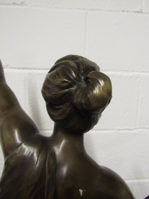 BRONZE LADY ON A EAGLE H LEVASSEUR - ADDITIONAL PHOTO 12