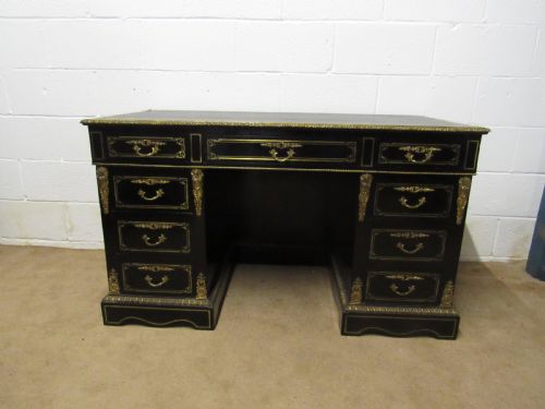 EBONISED ORMOLU MOUNTED DESK - ADDITIONAL PHOTO 1