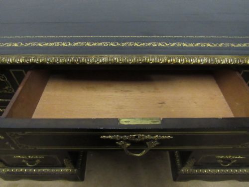 EBONISED ORMOLU MOUNTED DESK - ADDITIONAL PHOTO 7