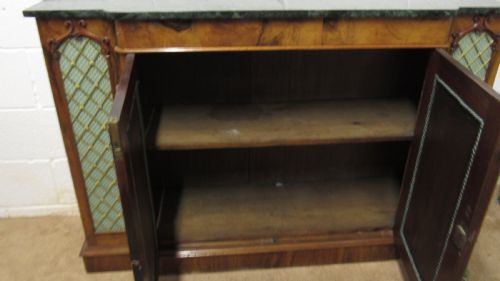 VICTORIAN WALNUT SIDE CABINET - ADDITIONAL PHOTO 12