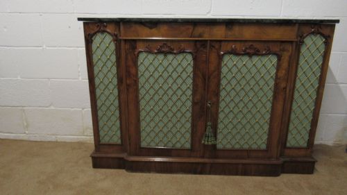 VICTORIAN WALNUT SIDE CABINET - ADDITIONAL PHOTO 17