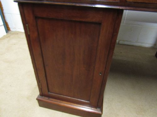 SUPERB EARLY VICTORIAN PARTNERS DESK - ADDITIONAL PHOTO 5
