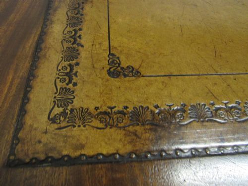 SUPERB EARLY VICTORIAN PARTNERS DESK - ADDITIONAL PHOTO 9