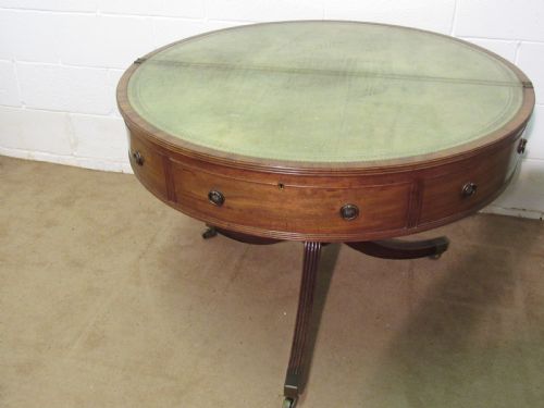 GEORGIAN GENTLEMANS STAND AS A DRUM TABLE - ADDITIONAL PHOTO 1