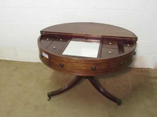GEORGIAN GENTLEMANS STAND AS A DRUM TABLE - ADDITIONAL PHOTO 6