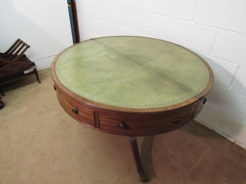 GEORGIAN GENTLEMANS STAND AS A DRUM TABLE - ADDITIONAL PHOTO 13