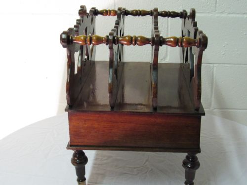VICTORIAN ROSEWOOD CANTERBURY - ADDITIONAL PHOTO 2