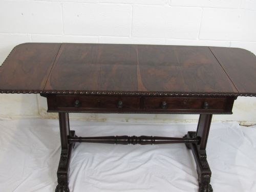 SUPERB 19THC SOFA TABLE - ADDITIONAL PHOTO 8