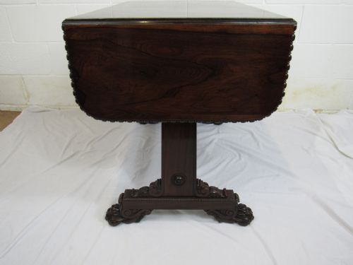 SUPERB 19THC SOFA TABLE - ADDITIONAL PHOTO 12