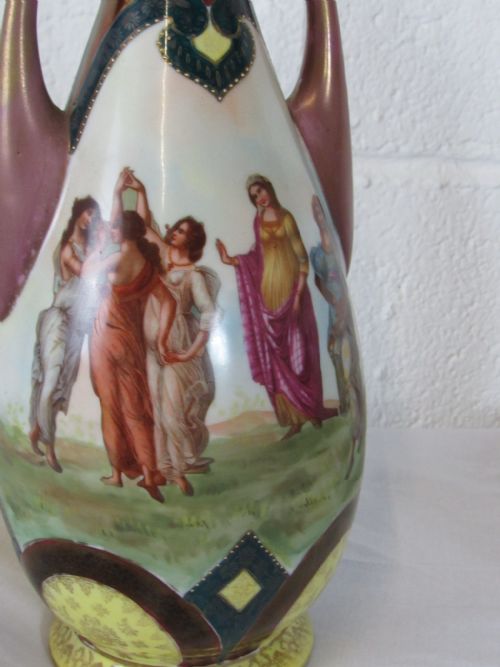 PAIR VIENNA VASES - ADDITIONAL PHOTO 1