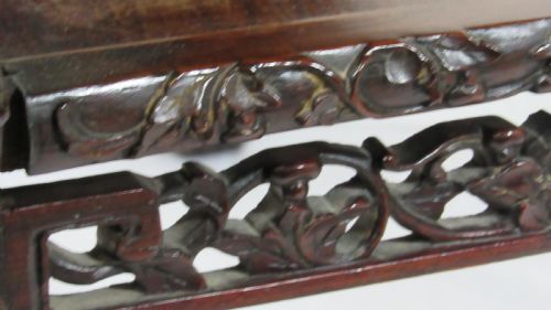 CHINESE CARVED CONSOLE TABLE CIRCA 1870 - ADDITIONAL PHOTO 7
