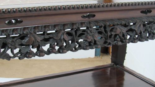CHINESE CARVED CONSOLE TABLE CIRCA 1870 - ADDITIONAL PHOTO 14
