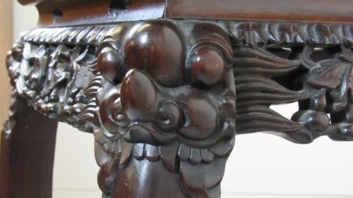 CHINESE CARVED CONSOLE TABLE CIRCA 1870 - ADDITIONAL PHOTO 18
