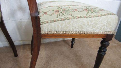 FOUR EDWARDIAN INLAID CHAIRS - ADDITIONAL PHOTO 13