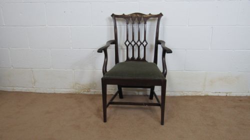 superb chippendale childs armchair 19thc - CATEGORY: ANTIQUE CHAIRS - DATED 19TH CENTURY