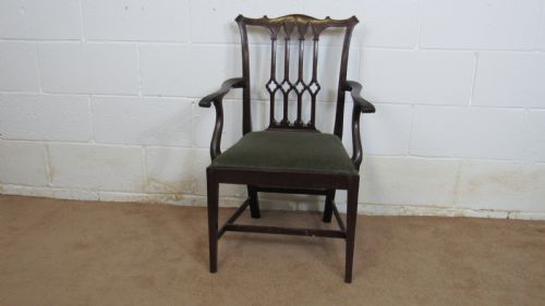 SUPERB CHIPPENDALE CHILDS ARMCHAIR 19THC - ADDITIONAL PHOTO 1