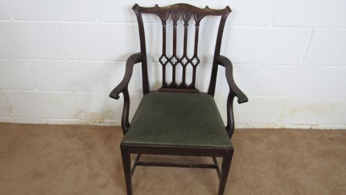 SUPERB CHIPPENDALE CHILDS ARMCHAIR 19THC - ADDITIONAL PHOTO 4