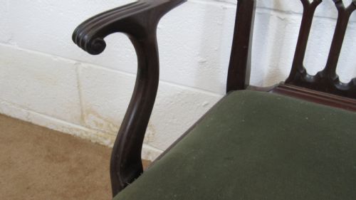 SUPERB CHIPPENDALE CHILDS ARMCHAIR 19THC - ADDITIONAL PHOTO 10