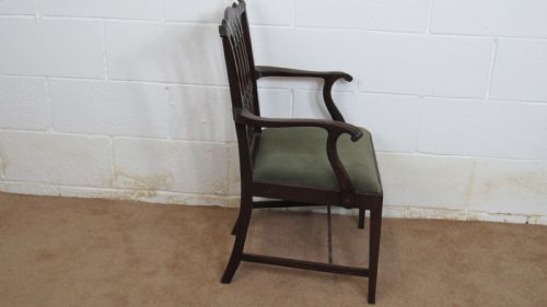 SUPERB CHIPPENDALE CHILDS ARMCHAIR 19THC - ADDITIONAL PHOTO 12