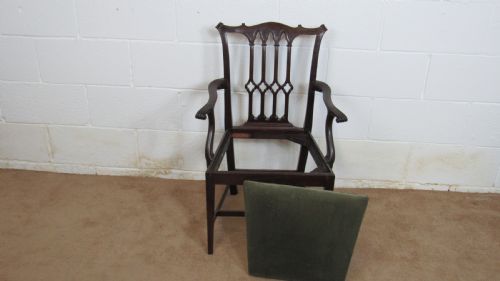 SUPERB CHIPPENDALE CHILDS ARMCHAIR 19THC - ADDITIONAL PHOTO 14
