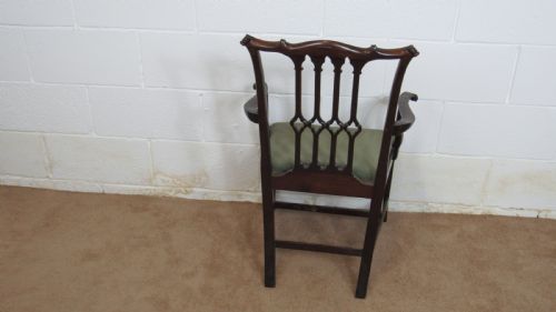 SUPERB CHIPPENDALE CHILDS ARMCHAIR 19THC - ADDITIONAL PHOTO 15
